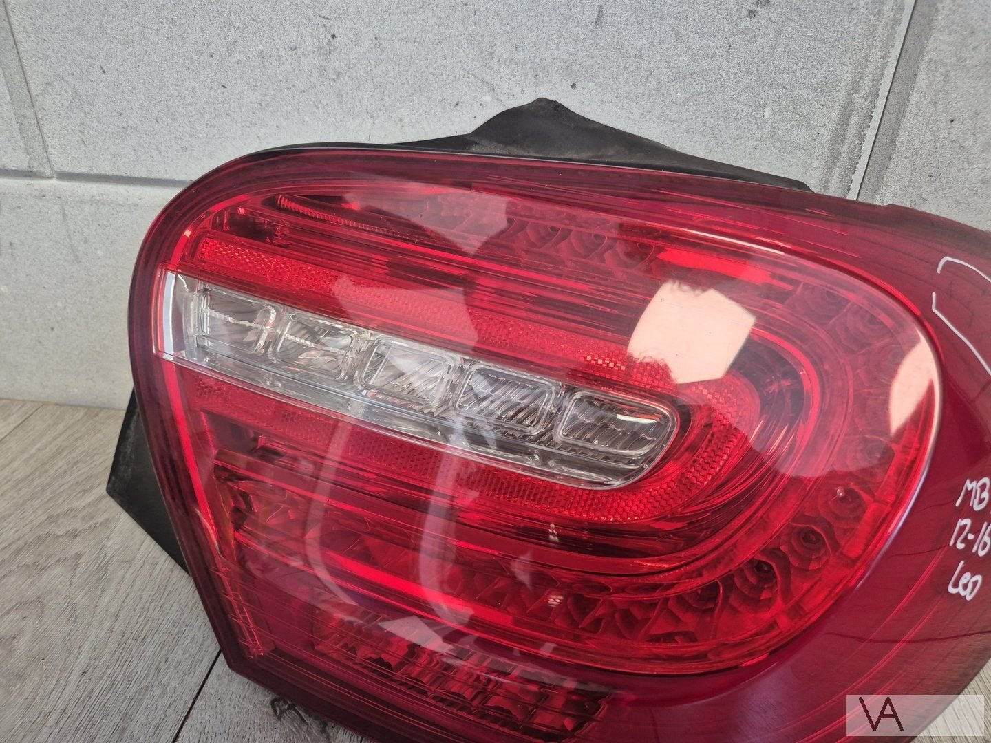 Achterlicht rechts LED Mercedes A klasse W176 2012 -2016 LED, Gebruikt, -, Ophalen of Verzenden, -