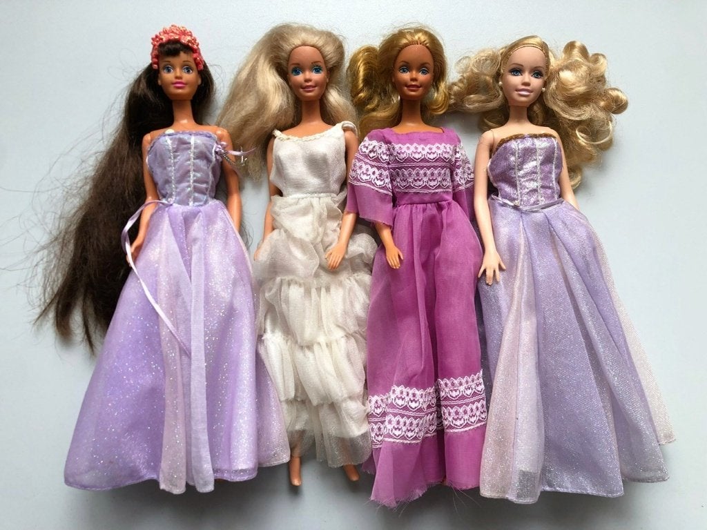 Barbie Pop Poppen Bruid Avondjurk 9,00 PER STUK, Ophalen of Verzenden, Fashion Doll