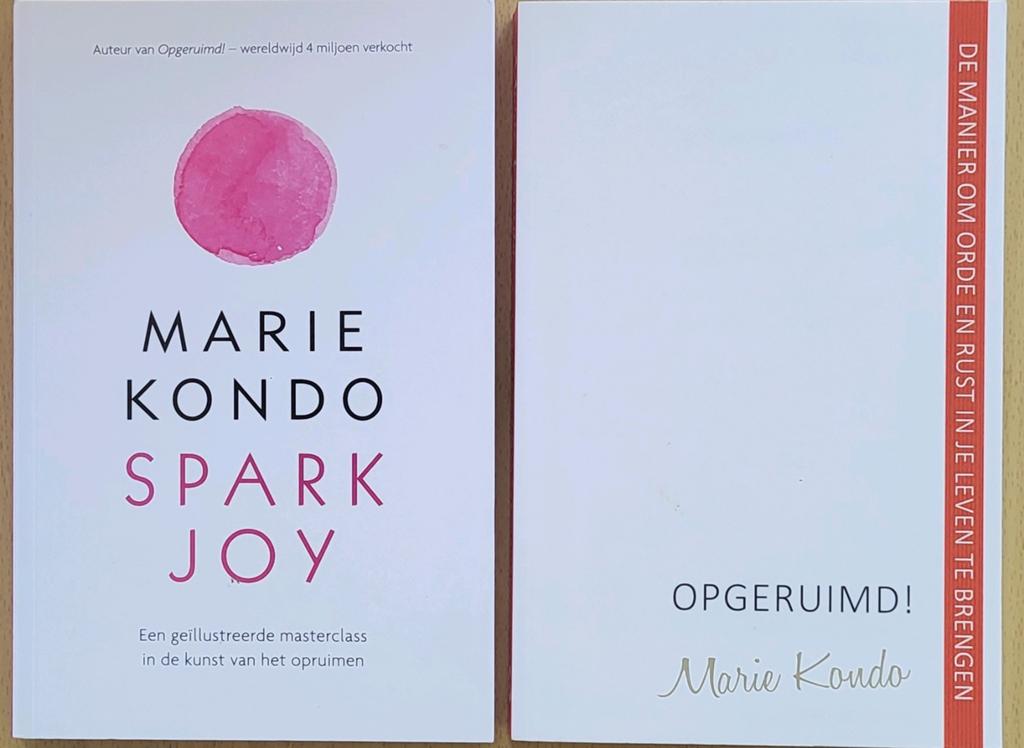 2x Marie Kondo - Opgeruimd! + Spark Joy, Boeken, Ophalen of Verzenden, Zo goed als nieuw, Marie Kondo
