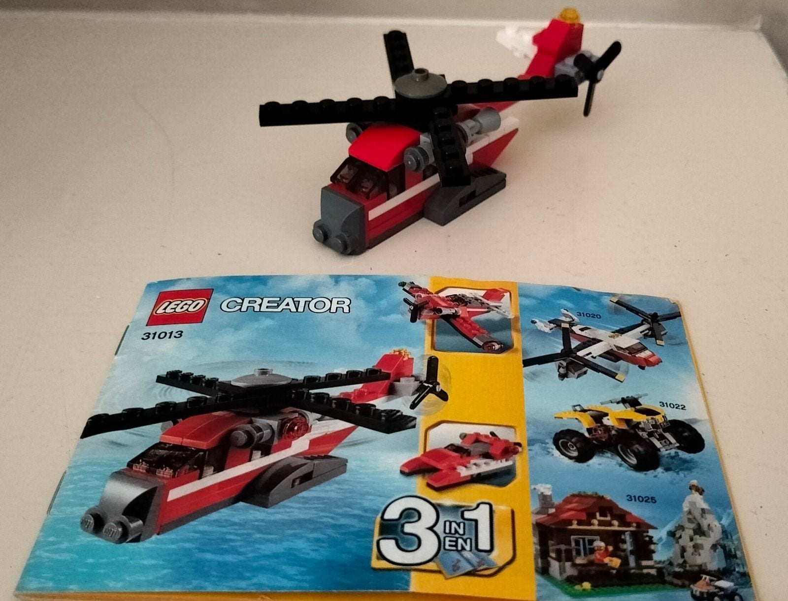 Lego 31013 Red Thunder, Gebruikt, Lego, Compleet, Ophalen of Verzenden