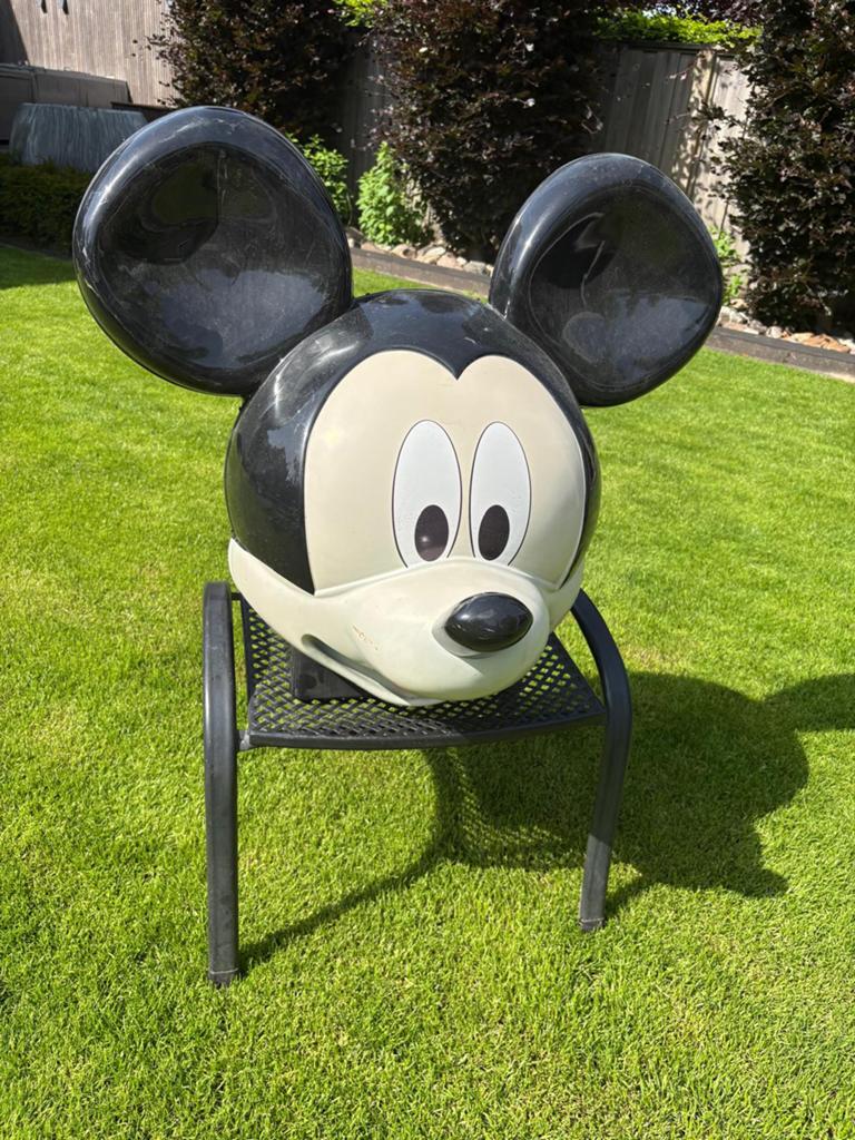 Grote Mickey Mouse decoratie / display / collectors item, Ophalen, Zo goed als nieuw