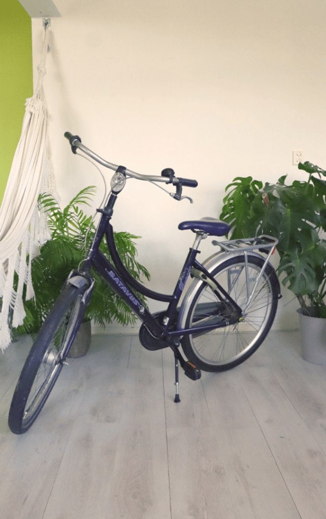26 inch student/expat bike (purple), Terugtraprem, Gebruikt, Batavus, Handrem