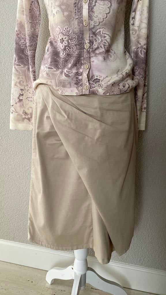 Rok Maat 42 Merk van der Mark Purdey, Kleding | Dames, Beige, Maat 42/44 (L), Ophalen of Verzenden, Zo goed als nieuw