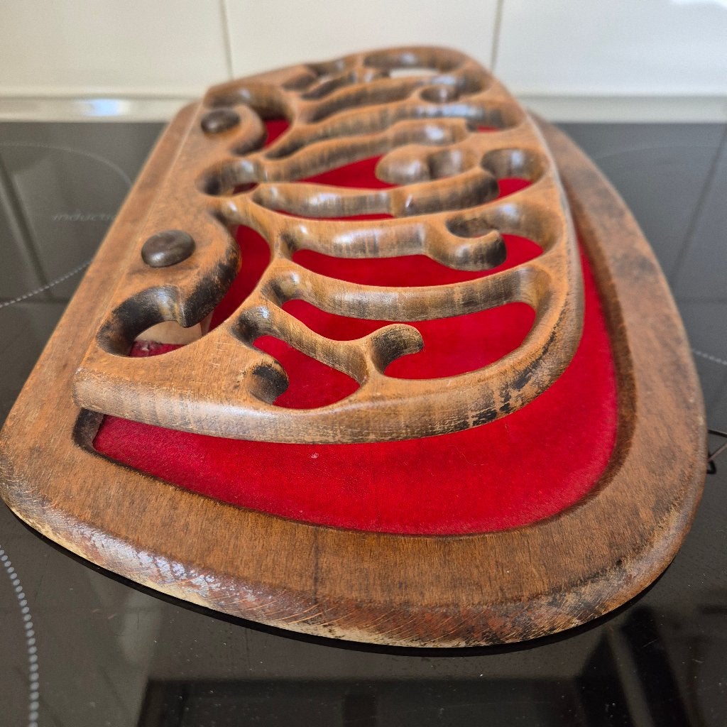 Art Nouveau brievenhanger / brievenhouder, hout, Antiek en Kunst, Ophalen of Verzenden