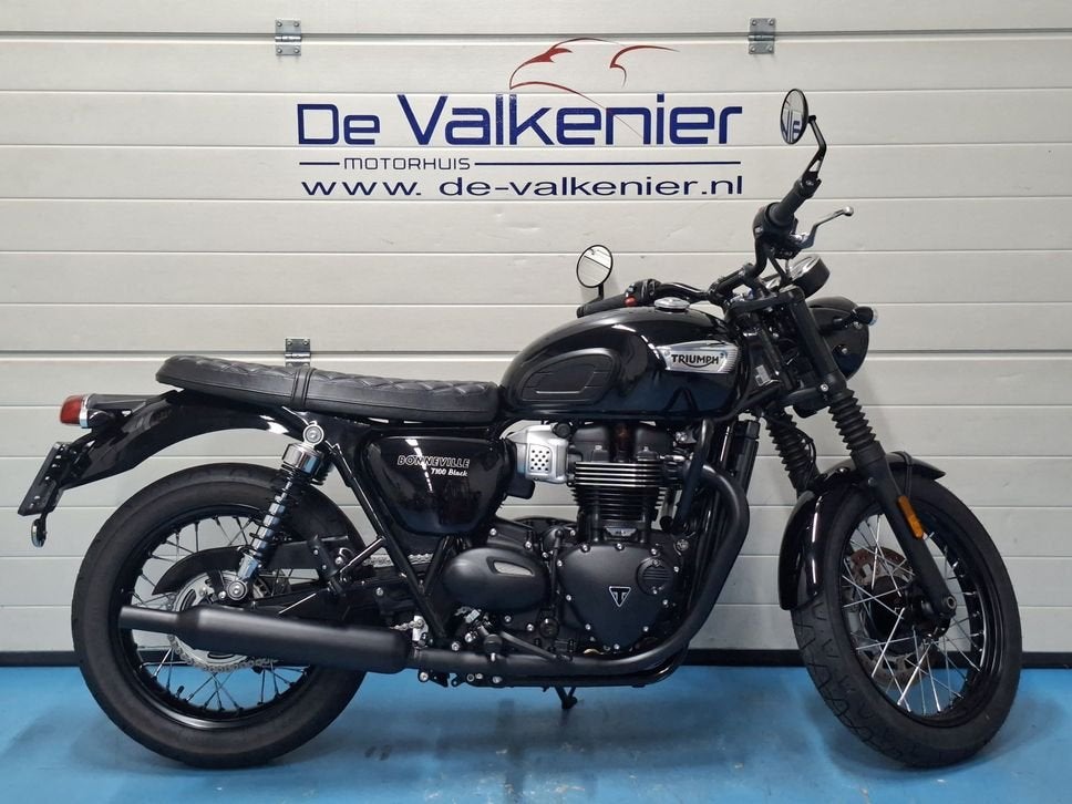 TRIUMPH BONNEVILLE T 100 BLACK, 2 cilinders, Bedrijf, Meer dan 35 kW, Toermotor