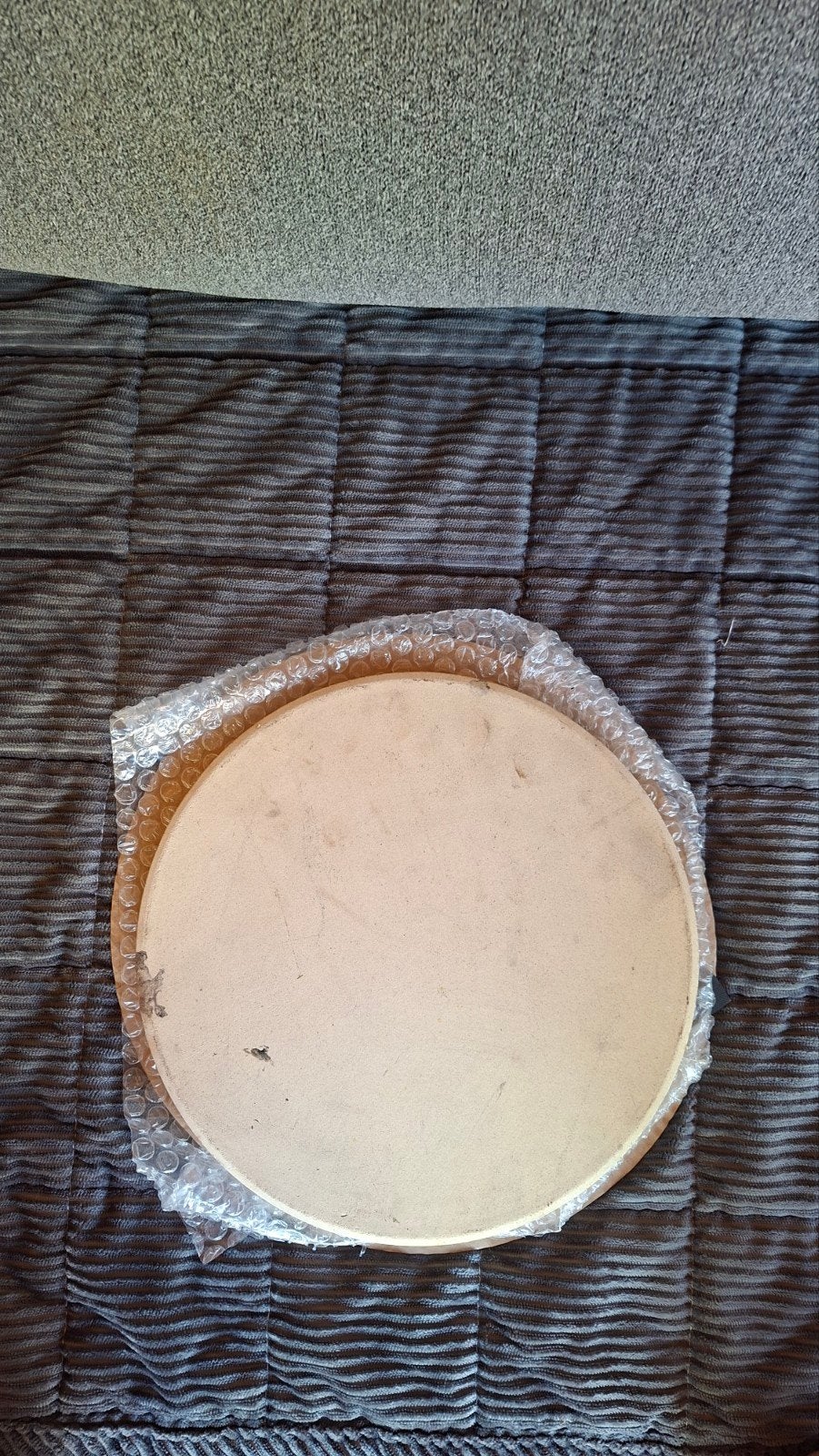 Ronde pizzasteen voor oven of BBQ, Tuin en Terras, Pizzaovens, Ophalen of Verzenden, Gebruikt, Onbekend
