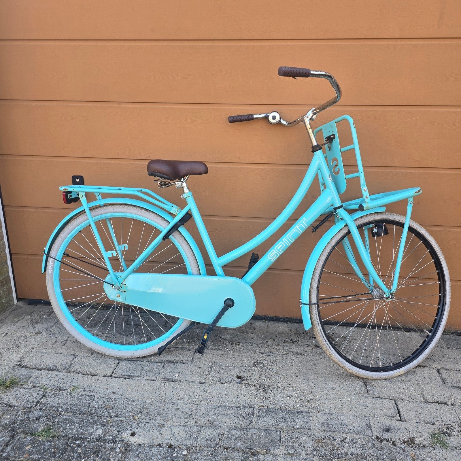 Spirit Damesfiets Aqua Blauw Framemaat 52, Terugtraprem, Zo goed als nieuw, 50 tot 53 cm, Ophalen