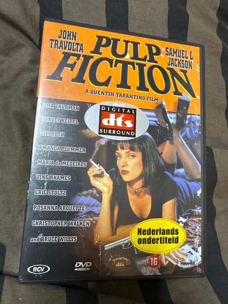 Pulp Fiction DVD - Quentin Tarantino Klassieker, Vanaf 16 jaar, Ophalen of Verzenden, Gebruikt, Maffia en Misdaad