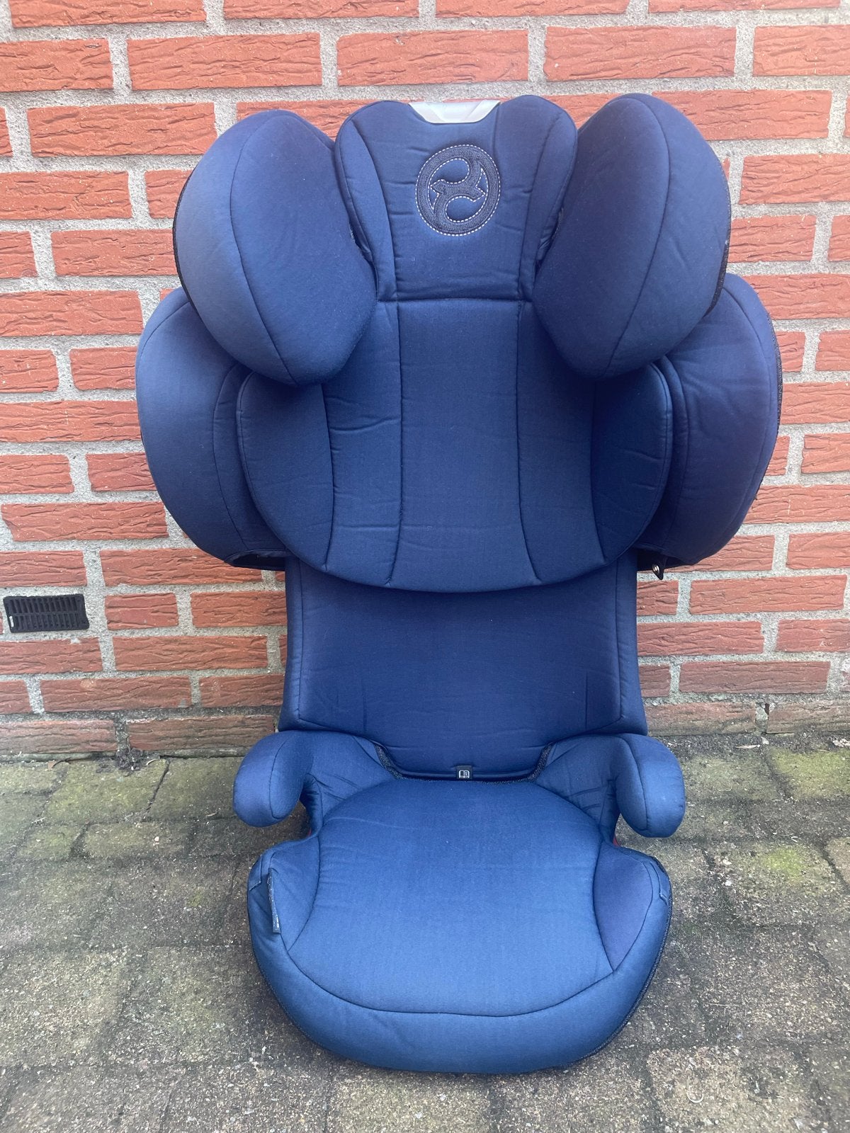 Cybex Solution iso-fix/Z-Fix autostoel 15-36kg blauw, Autogordel of Isofix, Gebruikt, 15 t/m 36 kg, Verstelbare rugleuning