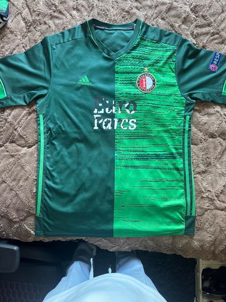 Feyenoord shirt groen maat XL, Maat XL, Ophalen, Zo goed als nieuw, Shirt