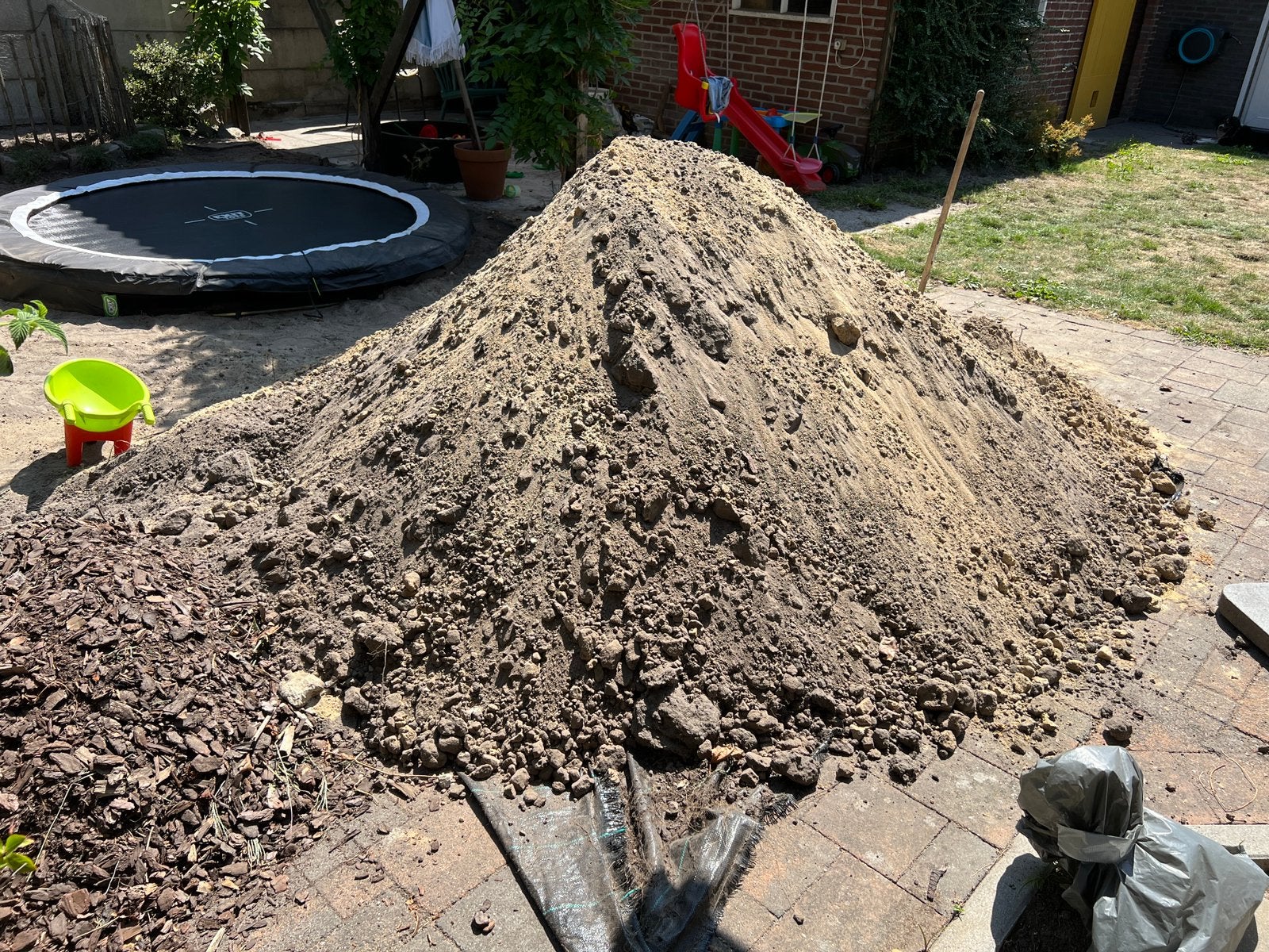 Gratis zwarte grond (ca. 5m³) - Zelf afhalen, Ophalen, Zo goed als nieuw, Overige typen