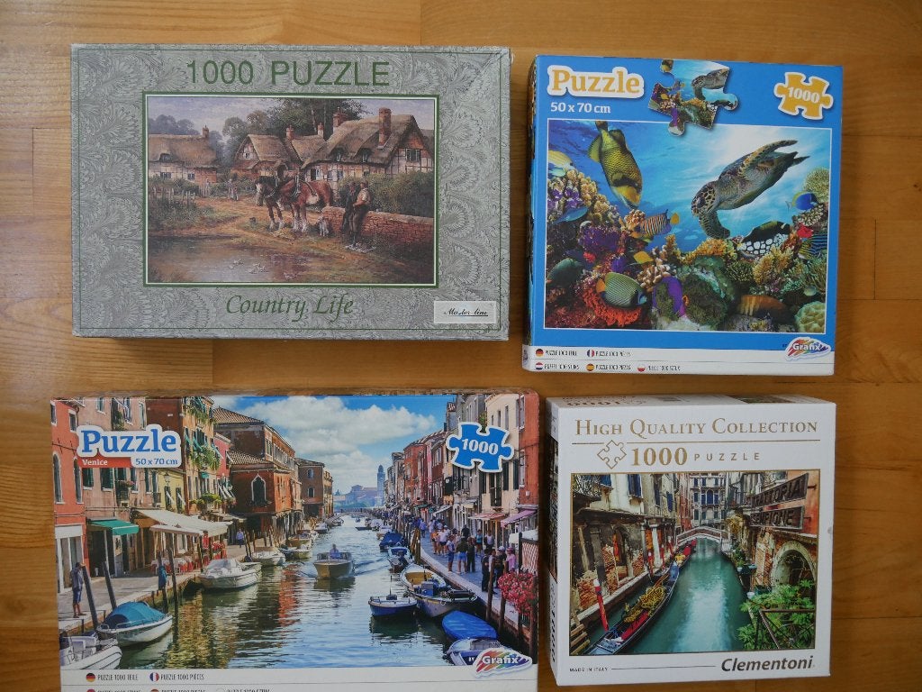 legpuzzels divers, Ophalen, 500 t/m 1500 stukjes, Gebruikt, Legpuzzel