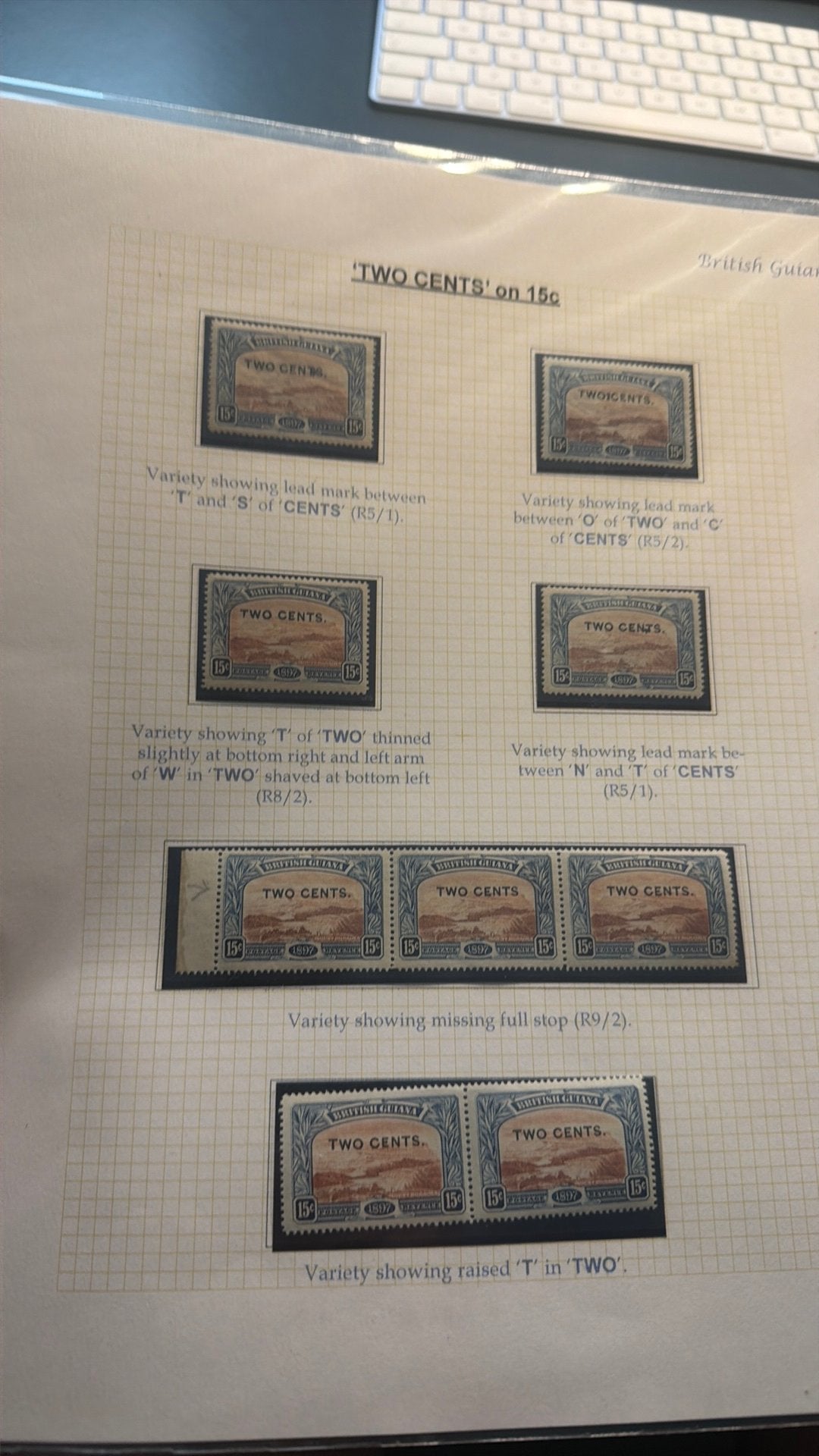 Brits guyana gespecialiseerde collectie TOP, Ophalen of Verzenden, Buitenland