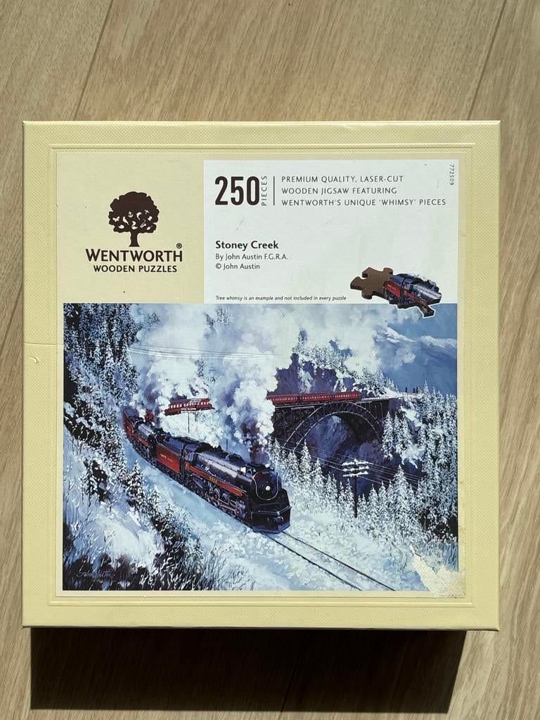 Wentworth Houten Puzzel Stoney Creek 250 Stukjes, Ophalen of Verzenden, Minder dan 500 stukjes, Zo goed als nieuw, Legpuzzel