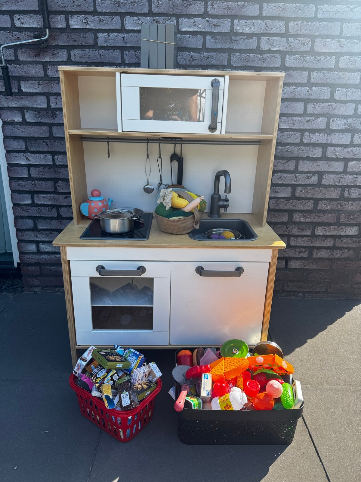 IKEA DUKTIG speelkeuken incl veel accessoires, compleet!, Ophalen, Gebruikt, Hout, Speelkeuken