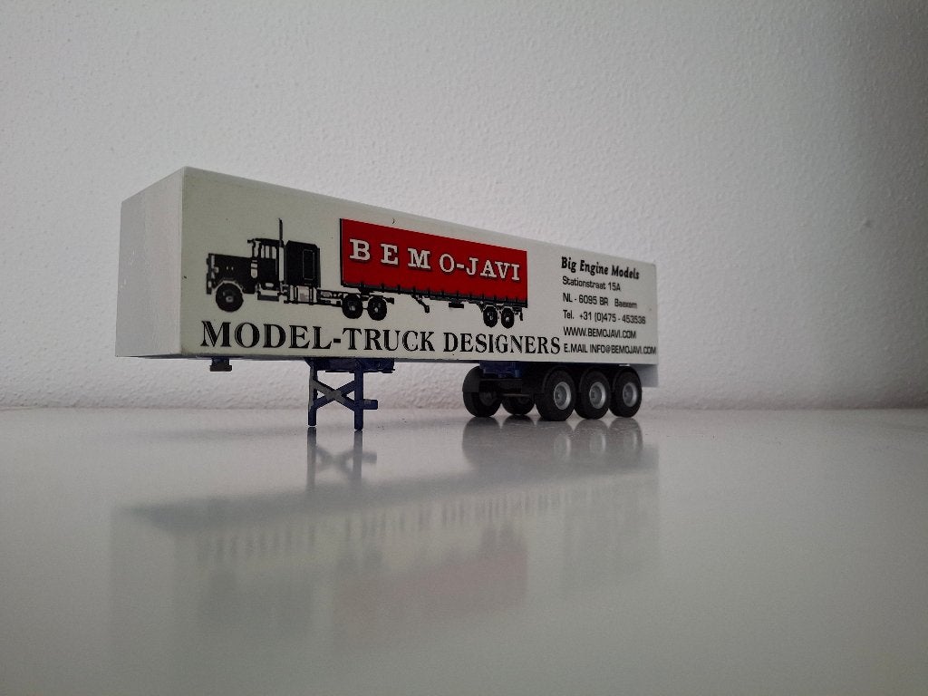Bemo-Javi lion toys oplegger 1/50, Ophalen of Verzenden, Zo goed als nieuw, Bus of Vrachtwagen, Lion Toys