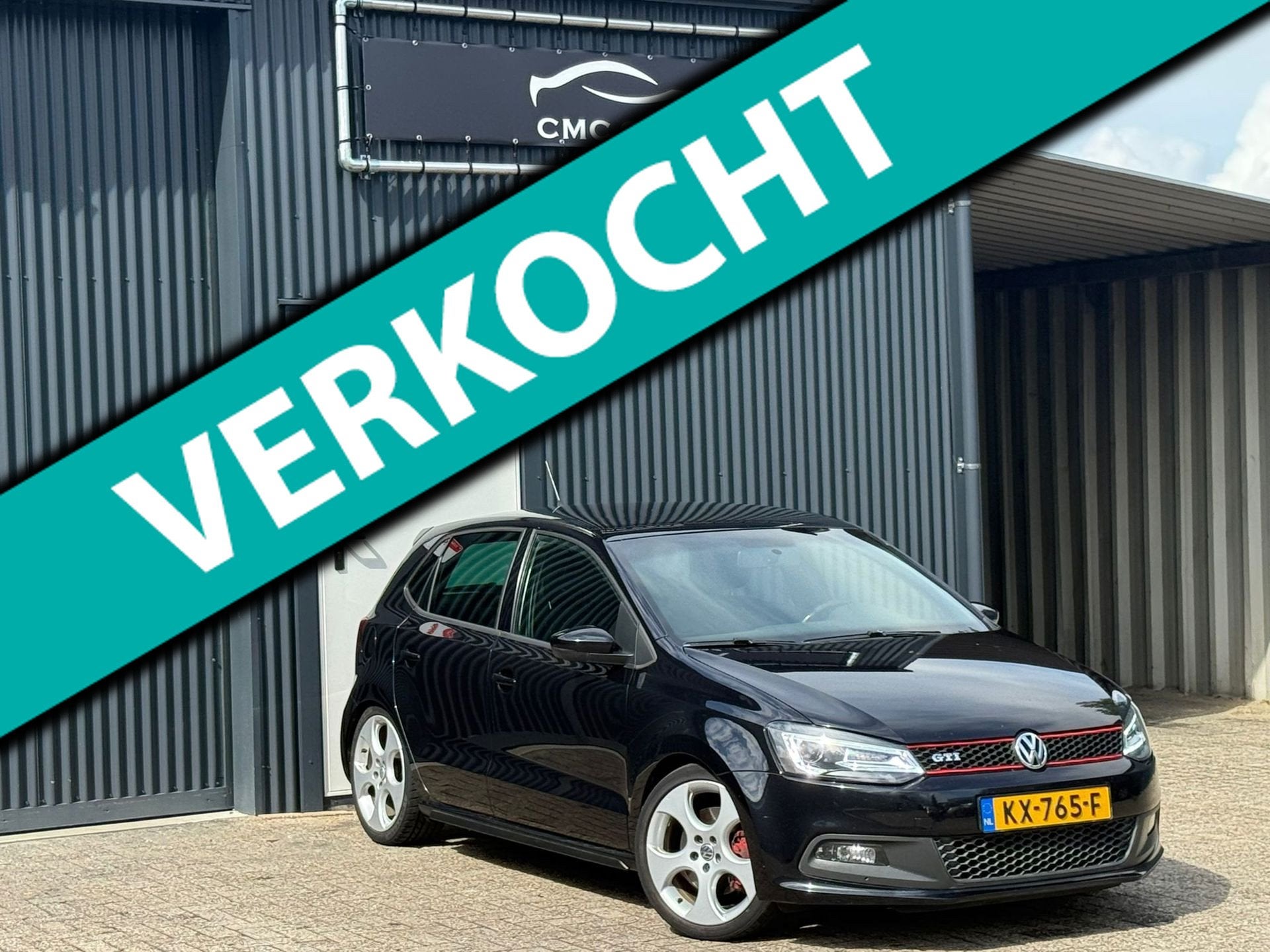 Volkswagen Polo 1.4 TSI GTI DSG!FLIPPERS!XENON!17INCH!, Euro 5, 4 cilinders, Zwart, 630 kg