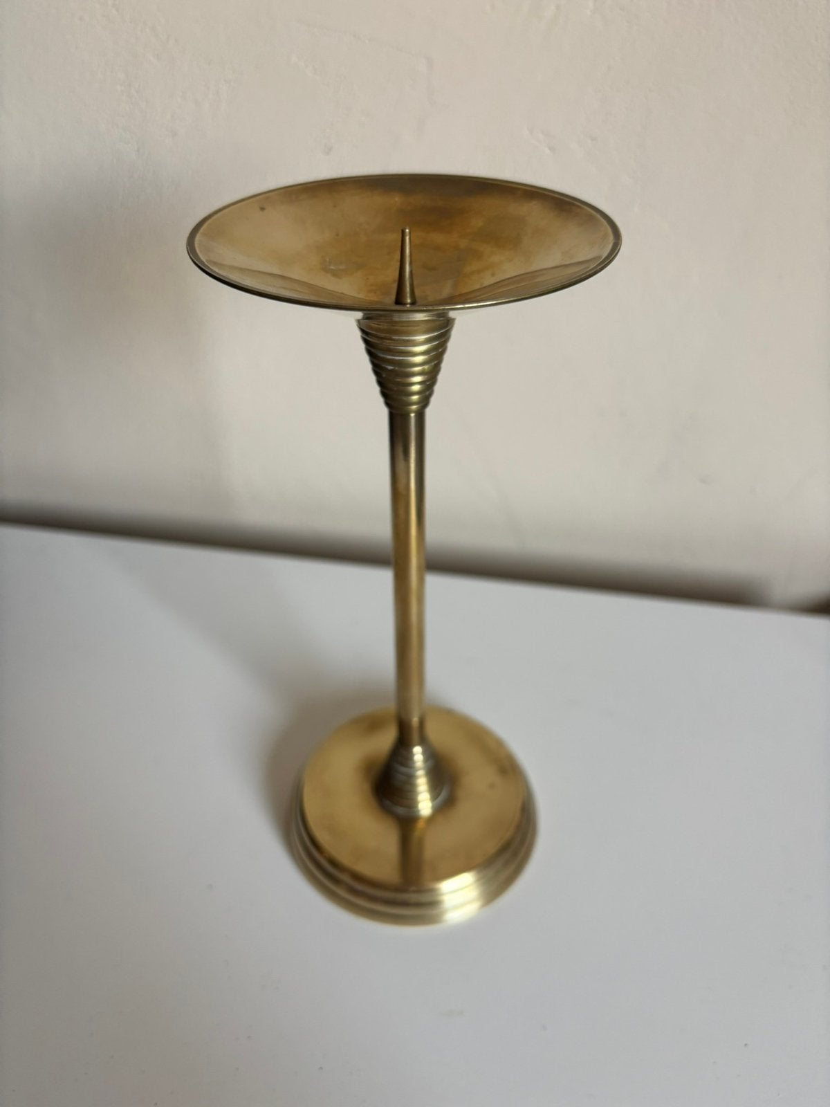 Messing kandelaar, Ophalen of Verzenden, Koper of Brons