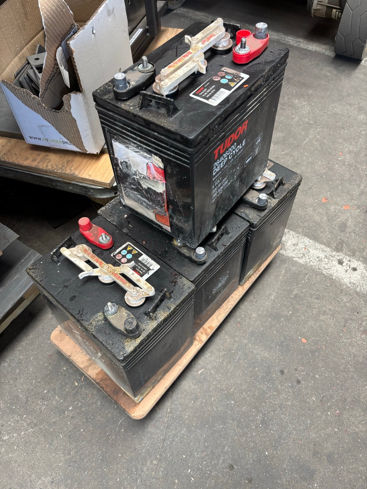 Tudor Deep Cycle Accu 6V 200Ah (5h) / 240Ah (20h), Ophalen of Verzenden, Gebruikt