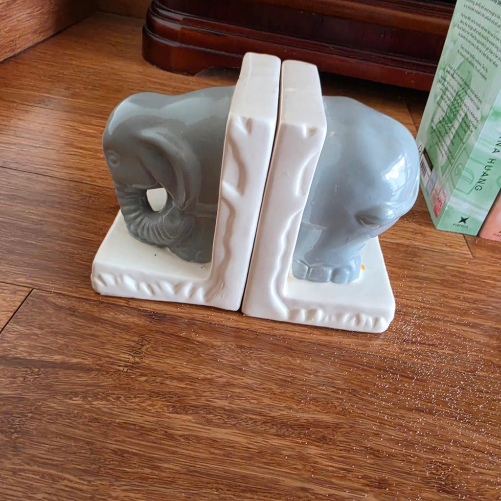 Vintage boekensteun olifant, Huis en Inrichting, Ophalen of Verzenden, Zo goed als nieuw