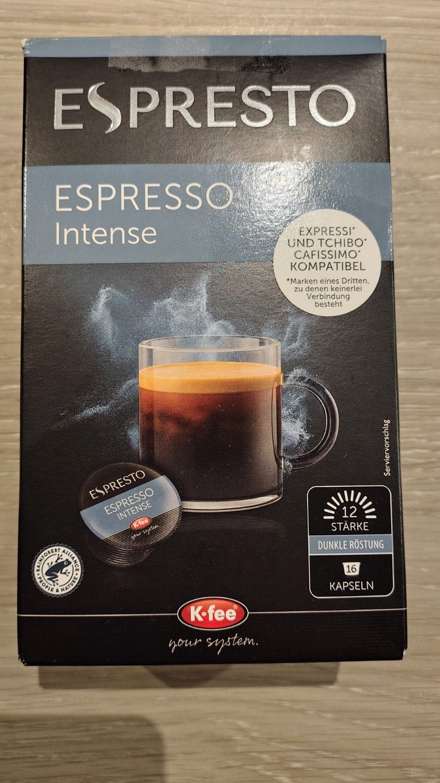 K-fee Espresso Intense koffiecapsules - Nieuw in verpakking, Ophalen of Verzenden, Nieuw, Koffiepads en cups