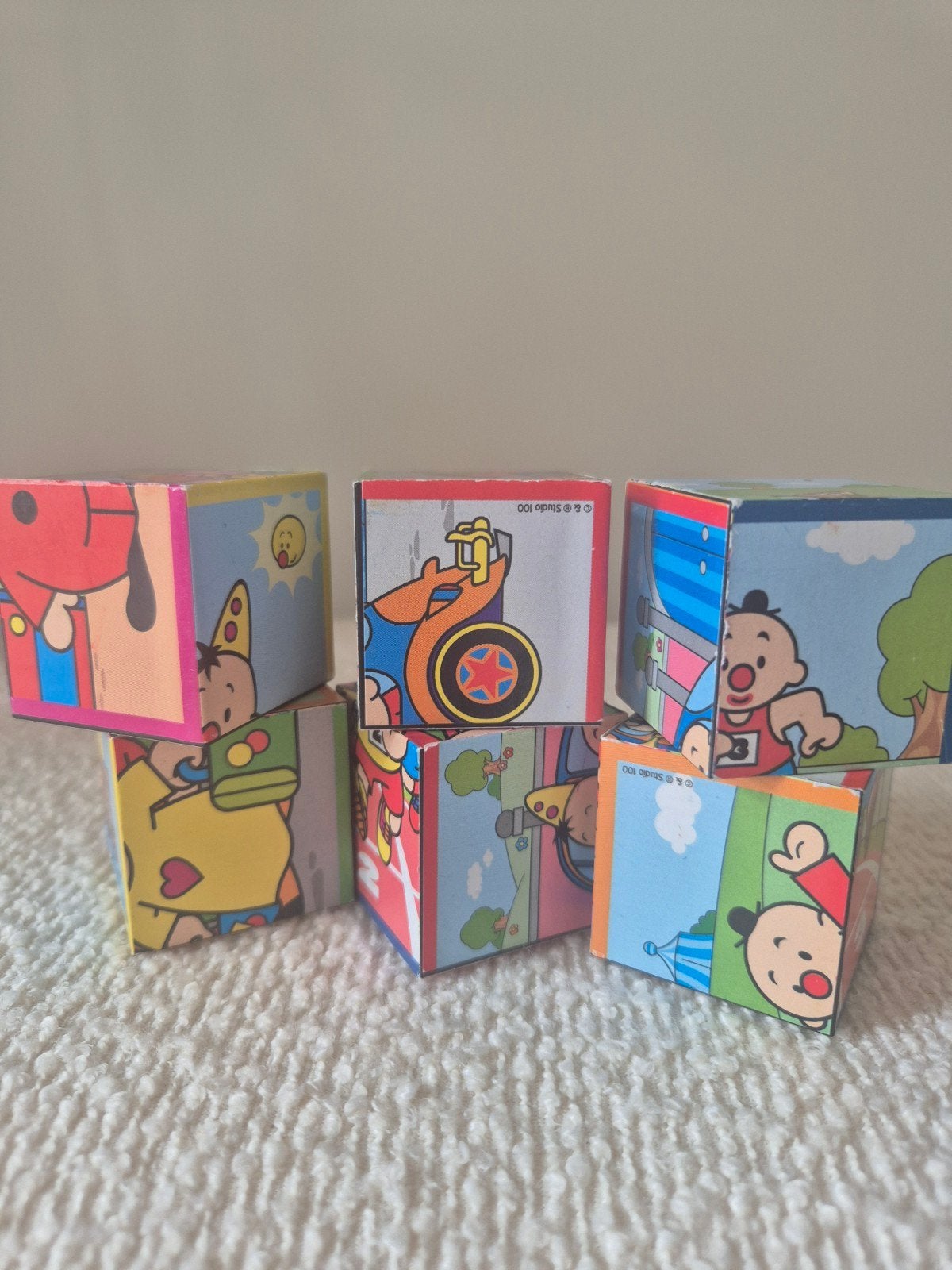 Bumba 6 Blokken Puzzel - Clementoni peuter baby puzzel, Ophalen of Verzenden, Gebruikt, Puzzelen