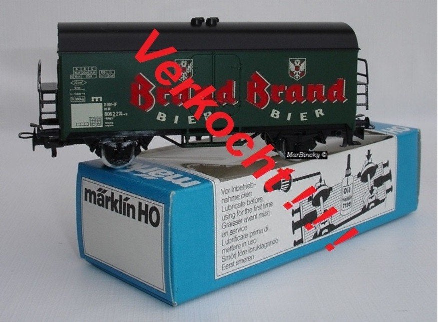 Märklin 4415 Brand Bier Koelwagen NL !, Gelijkstroom of Wisselstroom, Ophalen of Verzenden, Märklin, Nieuw