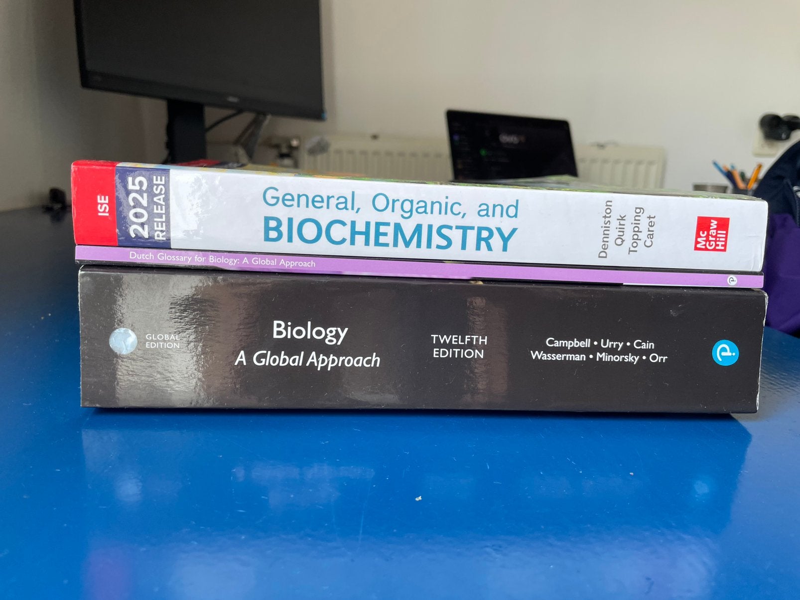 Campbell Biology 12e + General, Organic & Biochemistry, Ophalen of Verzenden, Beta, Zo goed als nieuw, HBO
