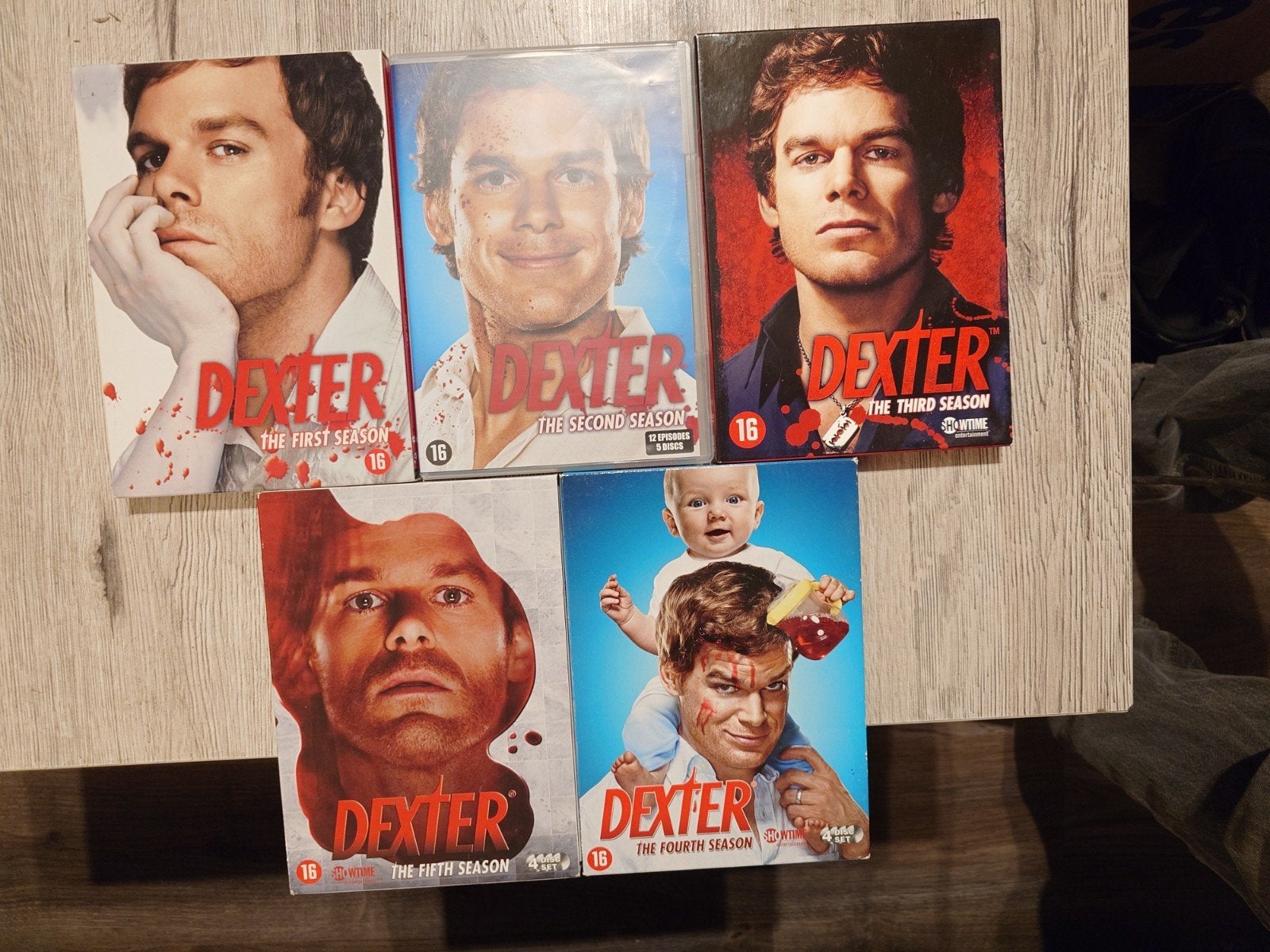 Dexter S1 tm S5 Met NLO, Cd's en Dvd's, Dvd's | Tv en Series, Vanaf 16 jaar, Ophalen of Verzenden, Zo goed als nieuw
