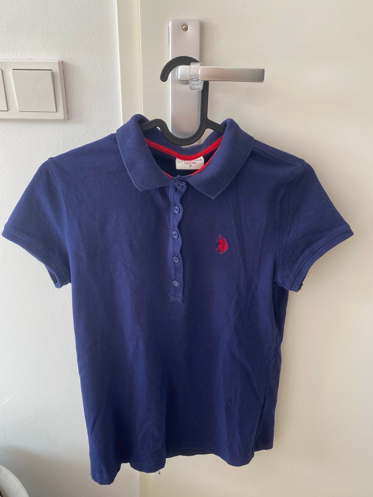 U.S. Polo Assn. poloshirt - Maat S, Blauw, Ophalen of Verzenden, Korte mouw, Maat 36 (S)