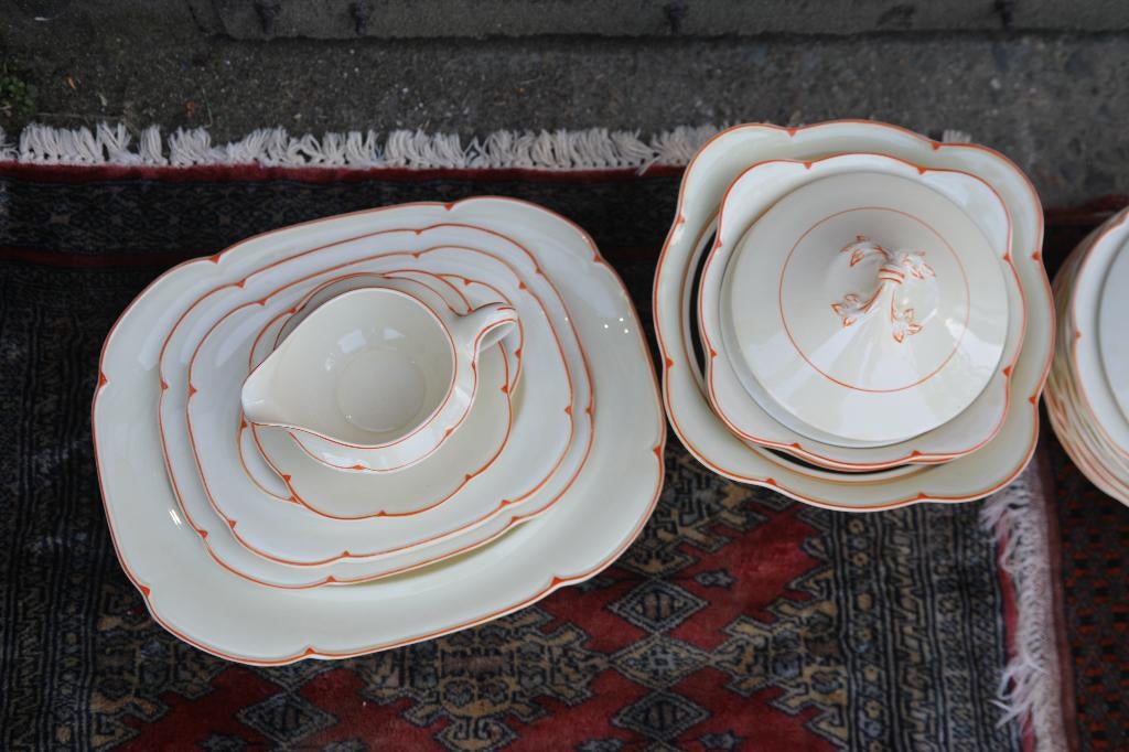 Woods Ivoryware Servies - Vintage uit de '20tiger jaren, Antiek en Kunst, Ophalen