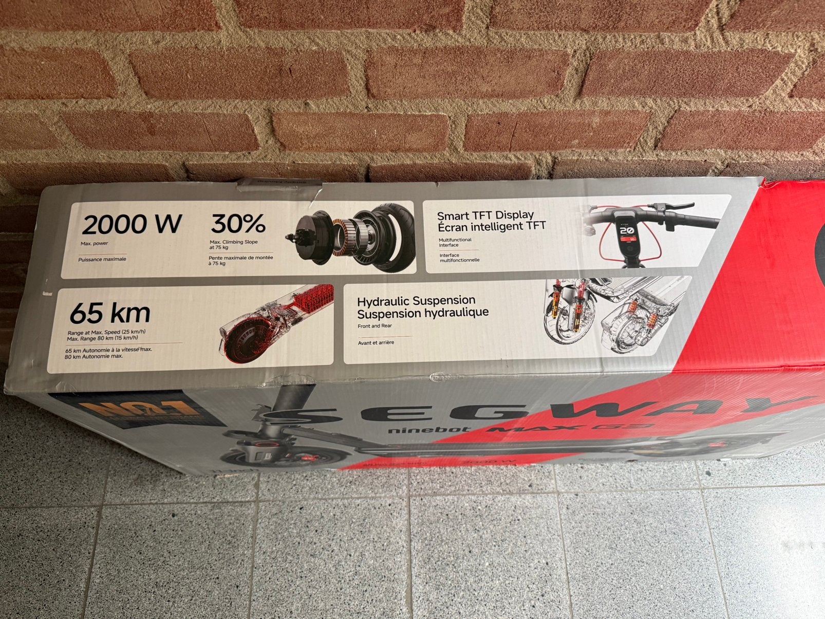 Segway ninebot max g3, Ophalen, Zo goed als nieuw, Elektrische step (E-scooter)