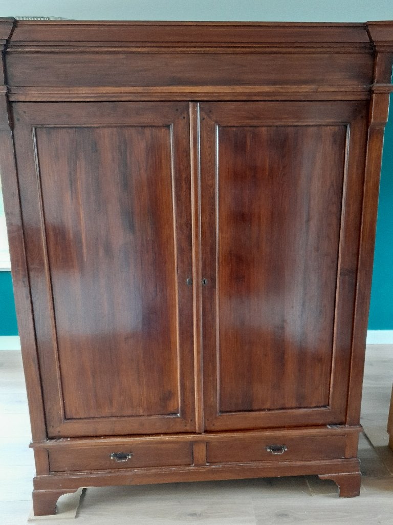Houten kast met antieke uitstraling, Antiek en Kunst, Ophalen