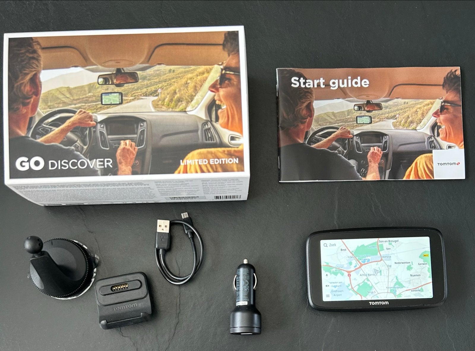 TomTom GO Discover Limited Edition Navigatiesysteem, wereld., Auto diversen, Ophalen of Verzenden, Zo goed als nieuw
