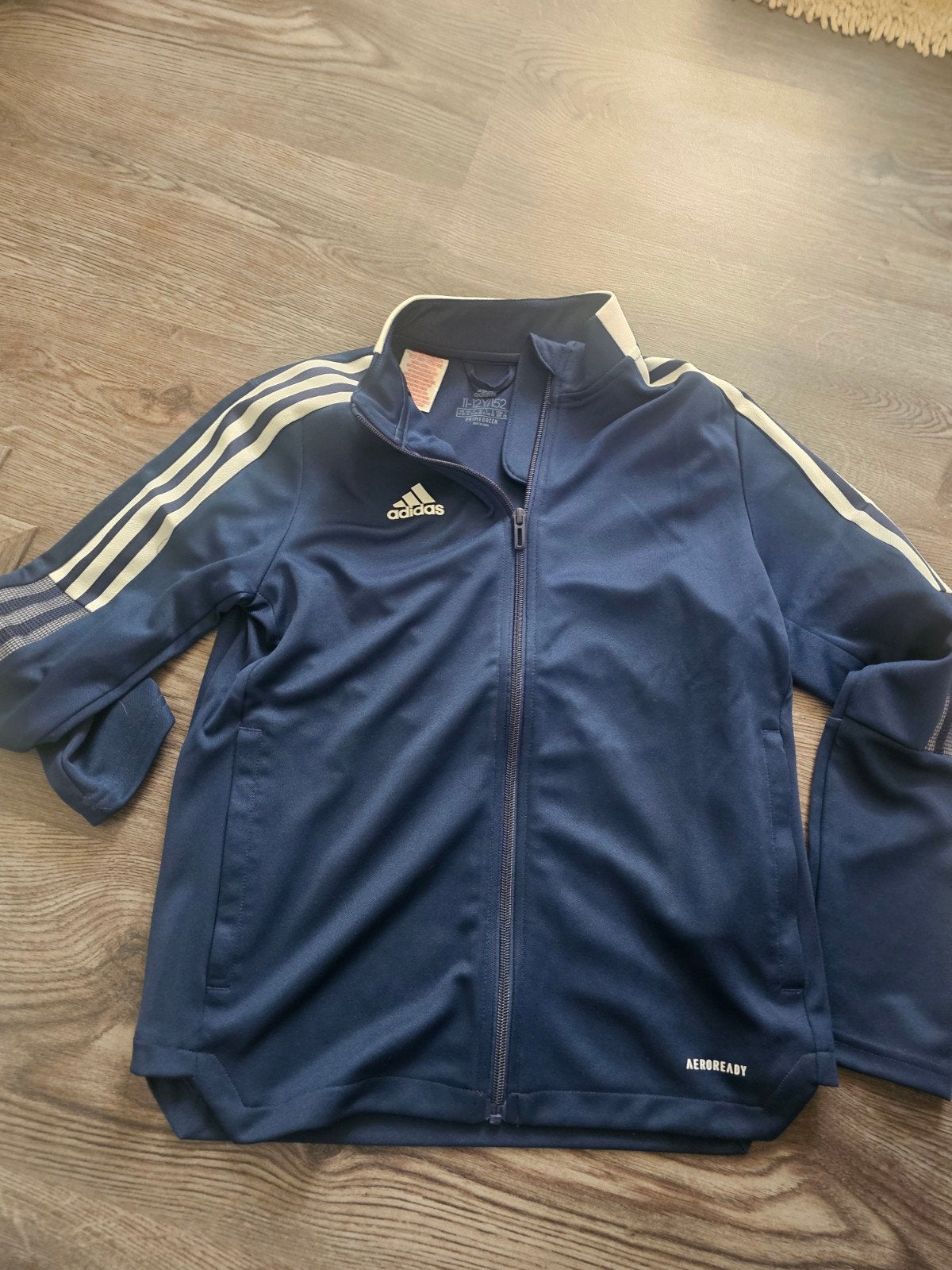 Adidas trainingsjack maat 152 (11-12 jaar), Kinderen en Baby's, Ophalen of Verzenden, Zo goed als nieuw, Adidas, Jongen of Meisje