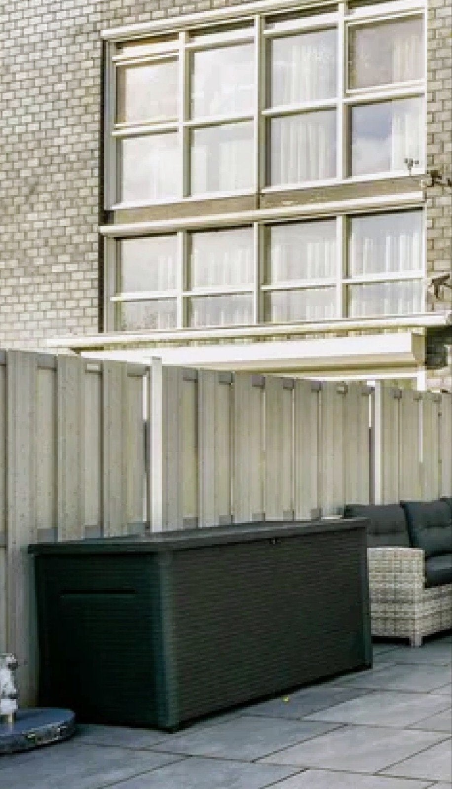 Keter 870 liter kussenbox - Waterdicht, Tuin en Terras, Bergingen en Tuinkasten, Zo goed als nieuw, Overige typen, Kunststof, Ophalen