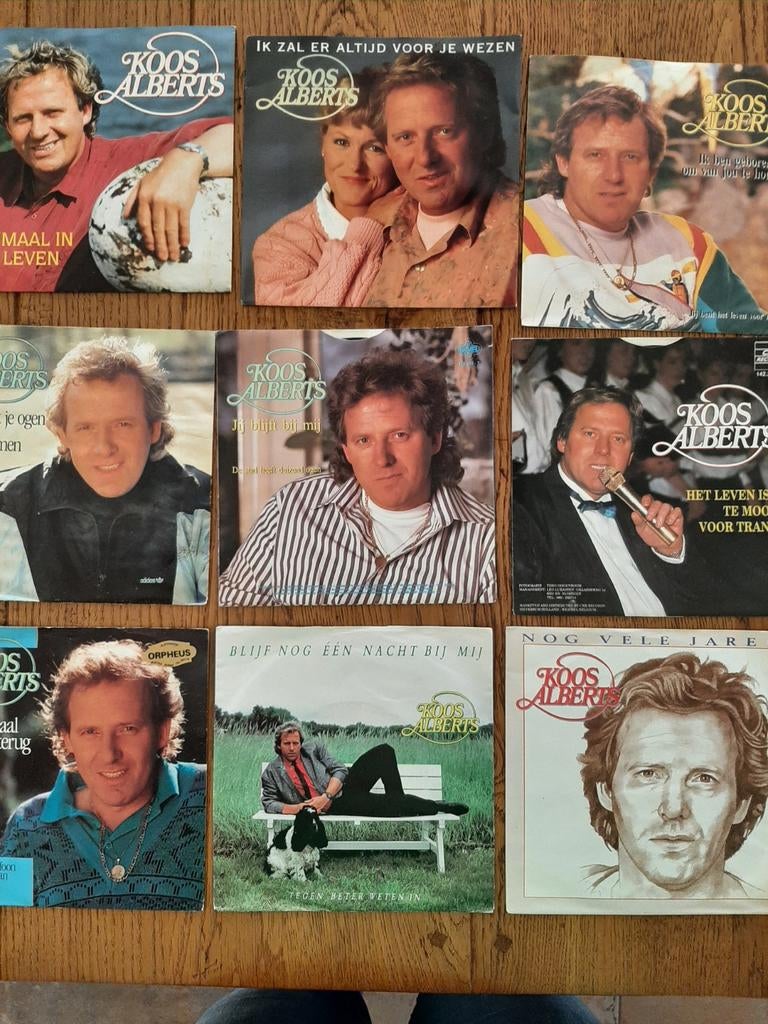 9 singles Koos Alberts, Ophalen of Verzenden, Gebruikt, Nederlandstalig