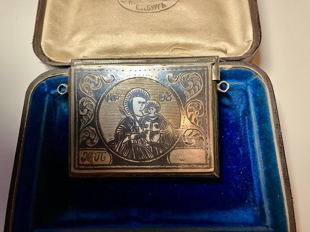 Niello Zaketui K. Glinka & Co Sint-Petersburg, ca. 1910, Ophalen of Verzenden
