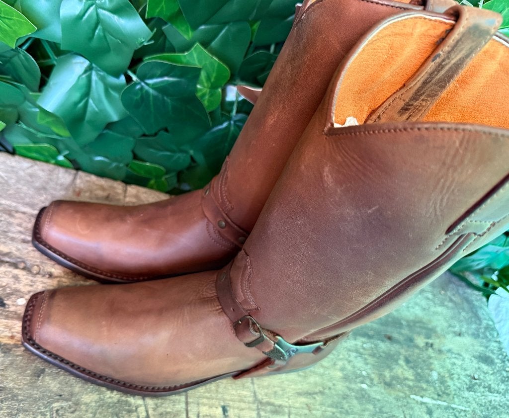 prachtige vintage biker boots van sendra maat 38, Bruin, Nieuw, Ophalen of Verzenden, Sendra