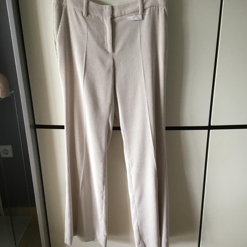 Nieuwe beige ribbroek van Luisa cerano in maat 40, Maat 38/40 (M), Beige, Nieuw, Ophalen of Verzenden
