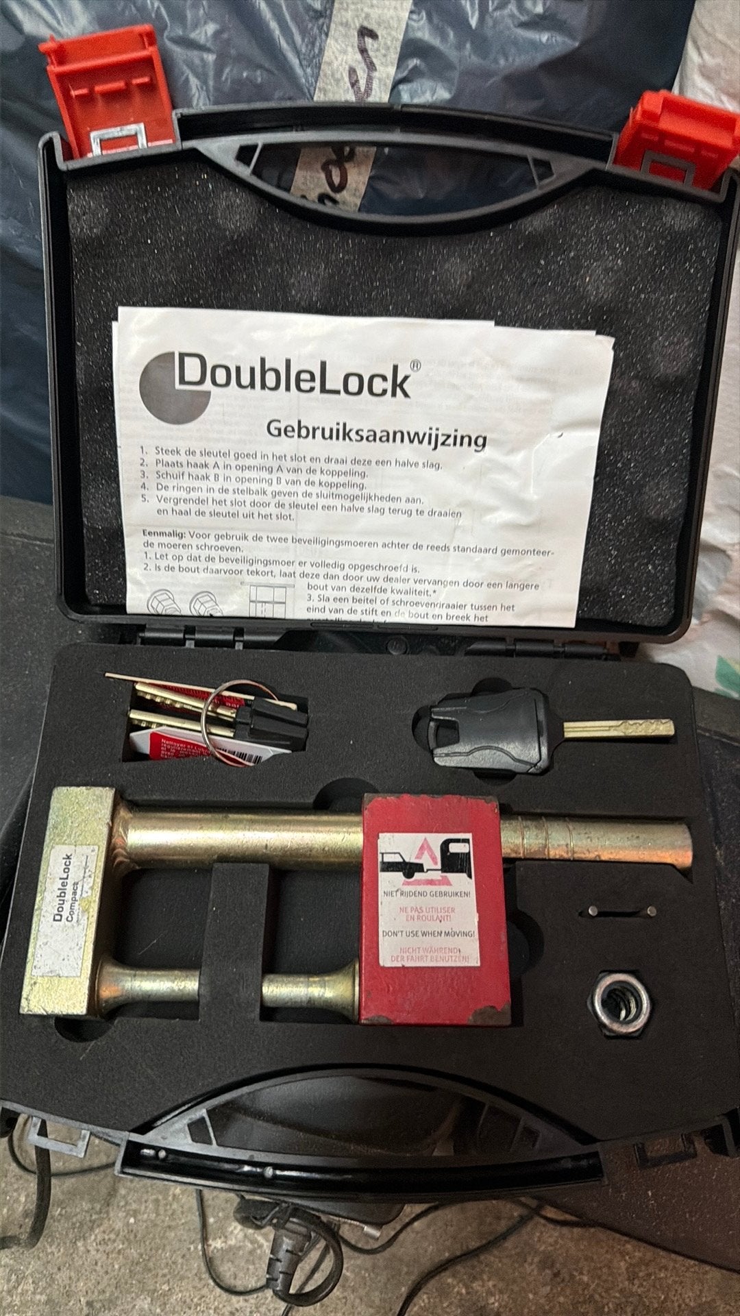 Dissel slot DoubleLock, Ophalen, Gebruikt