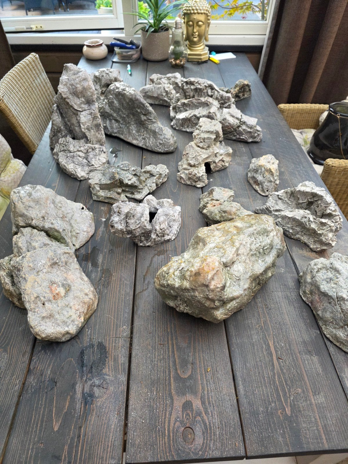 aquarium stenen rockzolid rotsen /modules, Ophalen of Verzenden, Plant(en), Steen of Hout