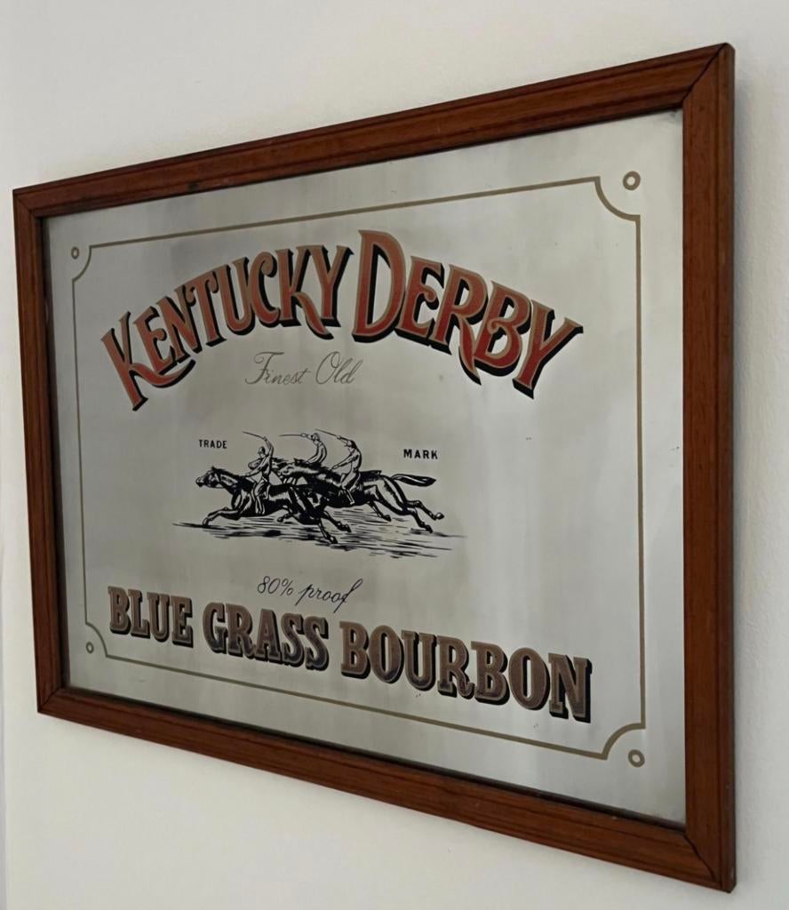 Vintage spiegel jaren '70 Kentucky Derby, Ophalen of Verzenden, Gebruikt, Overige typen