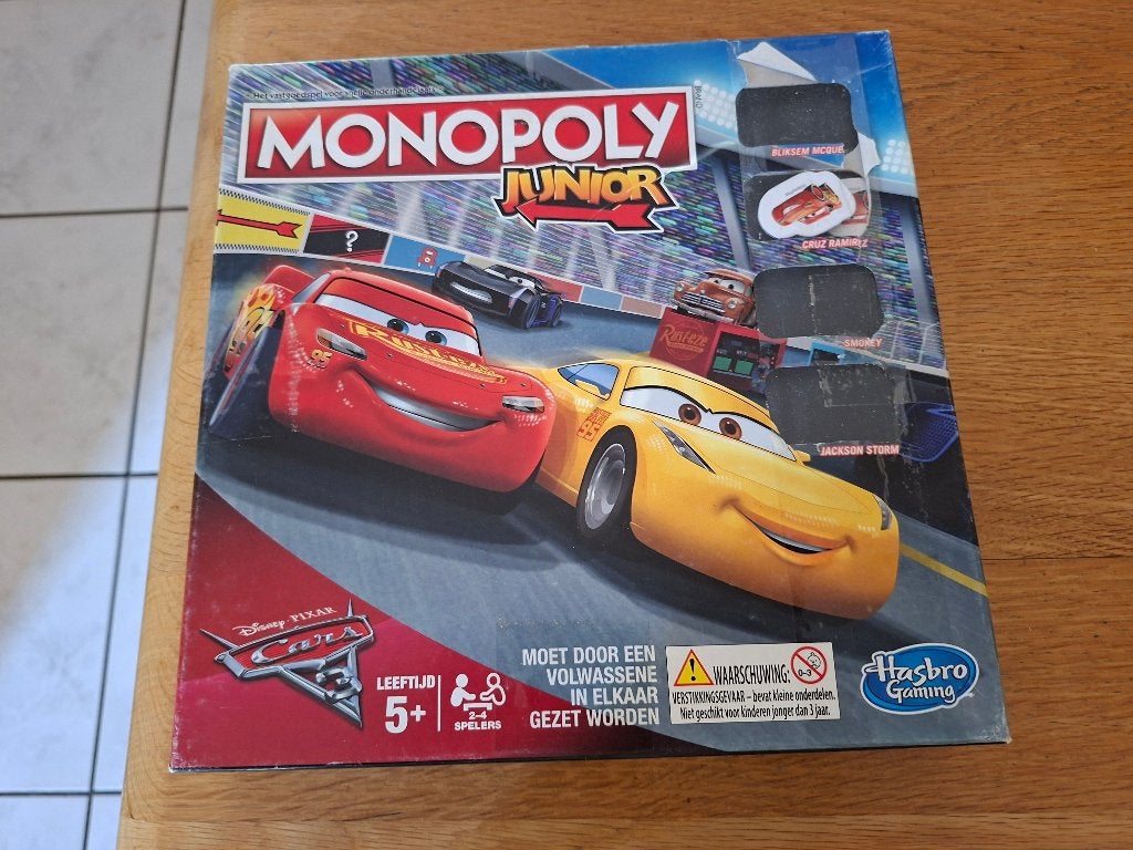Monopoly junior cars, Ophalen of Verzenden
