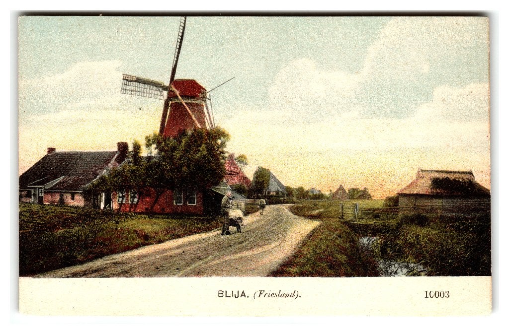 Blija, (Friesland) Molen - Nauta 10003, Verzenden, Voor 1920, Ongelopen, Friesland