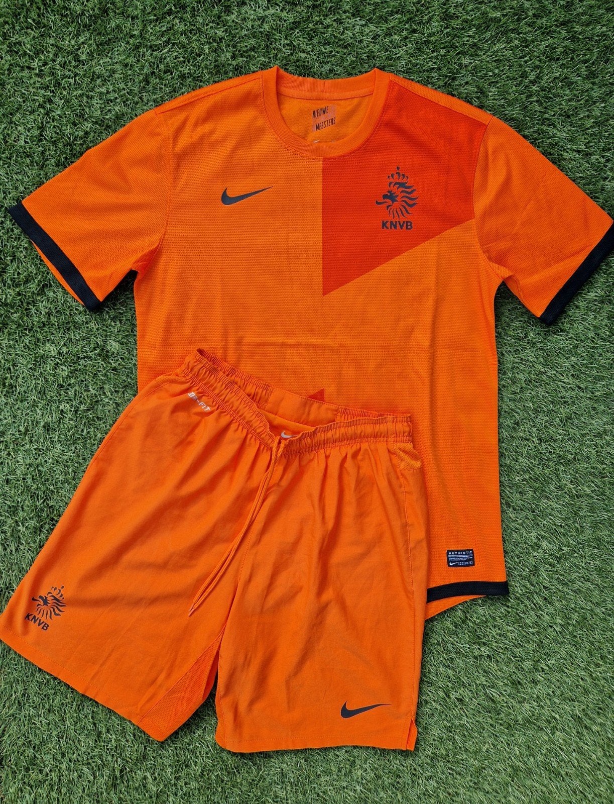 Nederlands elftal shirt + broekje 2012 KNVB Oranje M, Maat 48/50 (M), Nike, Oranje, Ophalen of Verzenden