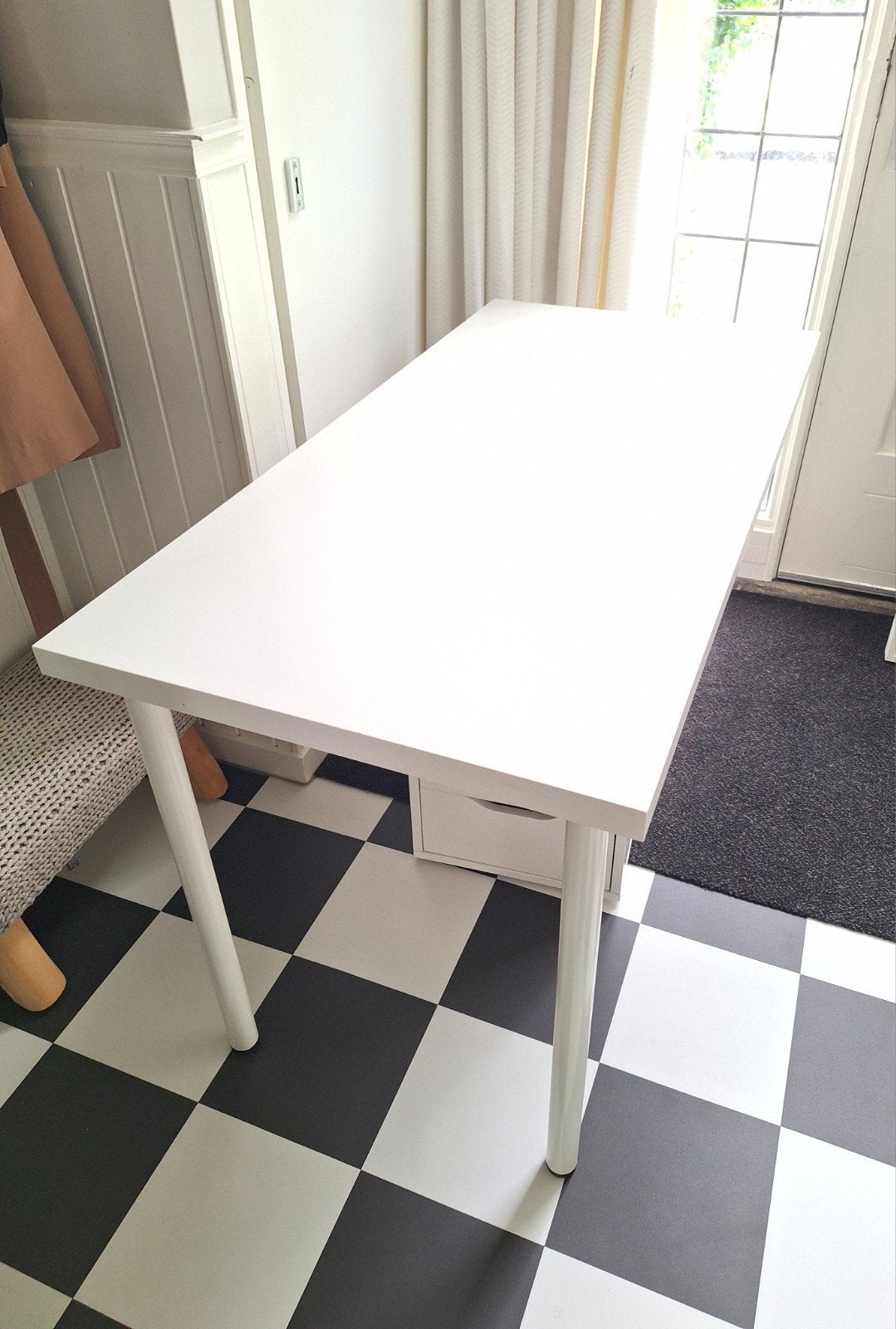 Ikea Lagkapten tafelblad / bureaublad 120 x 60 poten Adils, 120 cm, Ophalen of Verzenden, Zo goed als nieuw, IKEA
