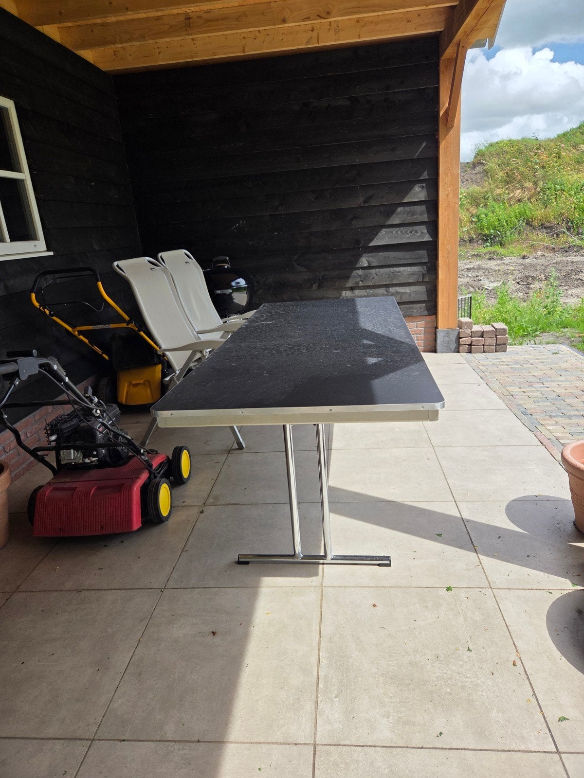 Kantoortafel met opklapbare poten, Ophalen of Verzenden