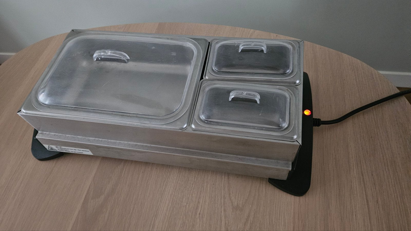 WatsHome Buffet Server WT-611 - Warmhoudplaat met bakken, Ophalen of Verzenden