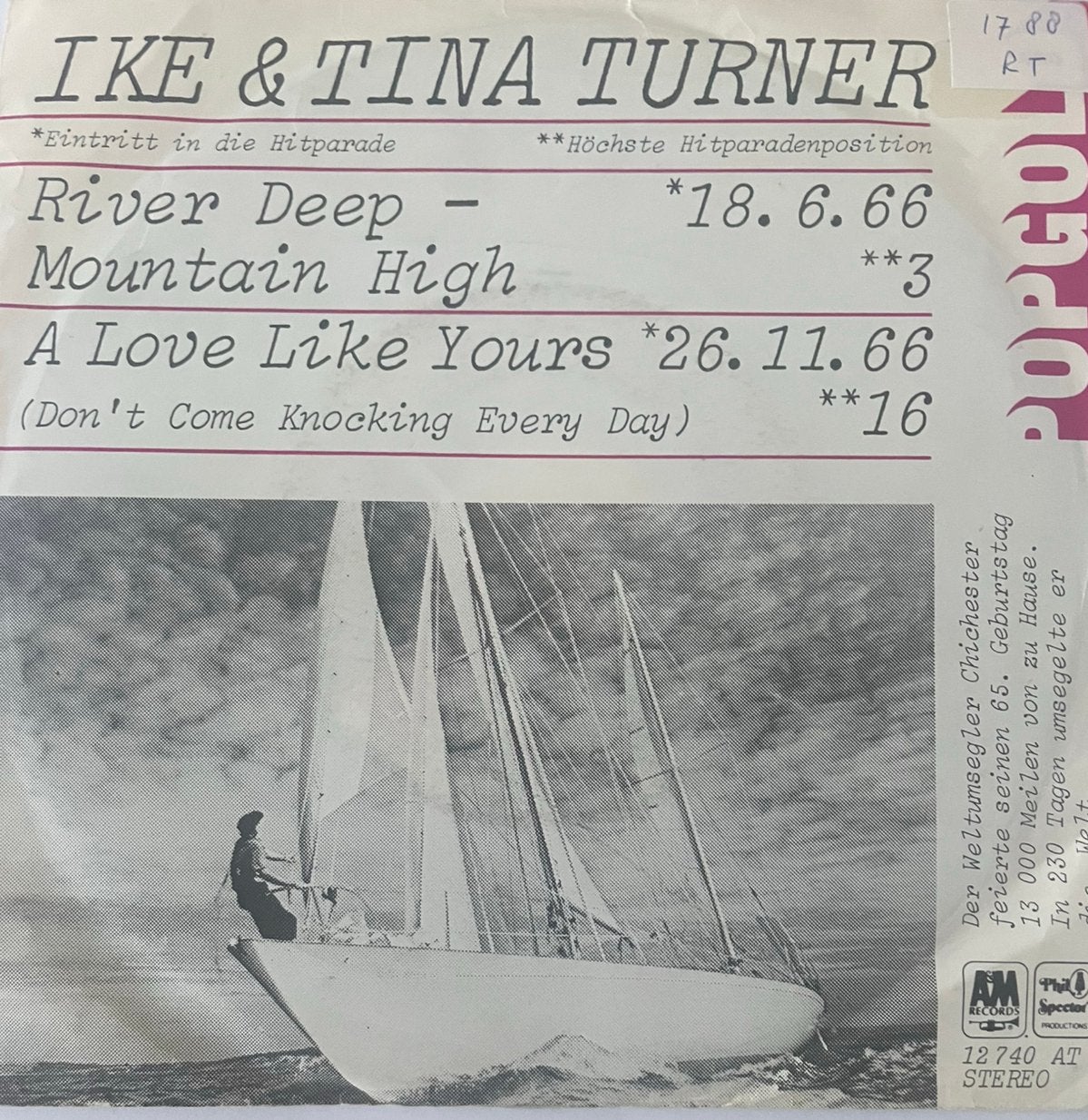 Ike and Tina Turner - River deep mountain high, Ophalen of Verzenden, Zo goed als nieuw, Pop